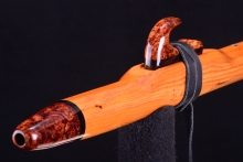 Yew Burl Native American Flute, Minor, High C-5, #H43D